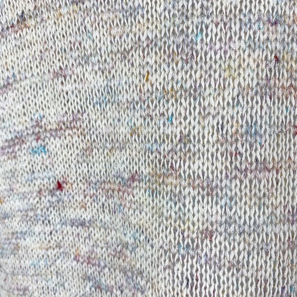 J. JILL Speckled Tan Linen Blend Sweater Sz. M - Picture 7 of 12